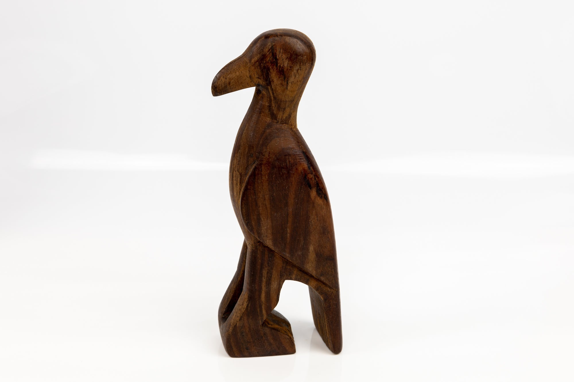 Jungle Bird Figurine, Wood Carving