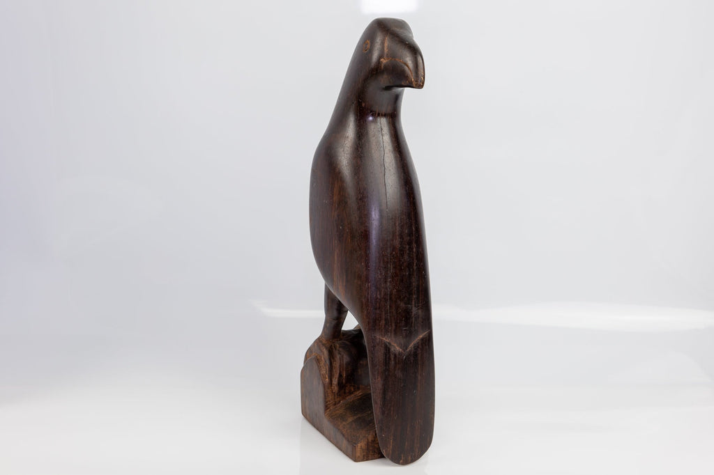 Large Jungle Bird Wood Carving
