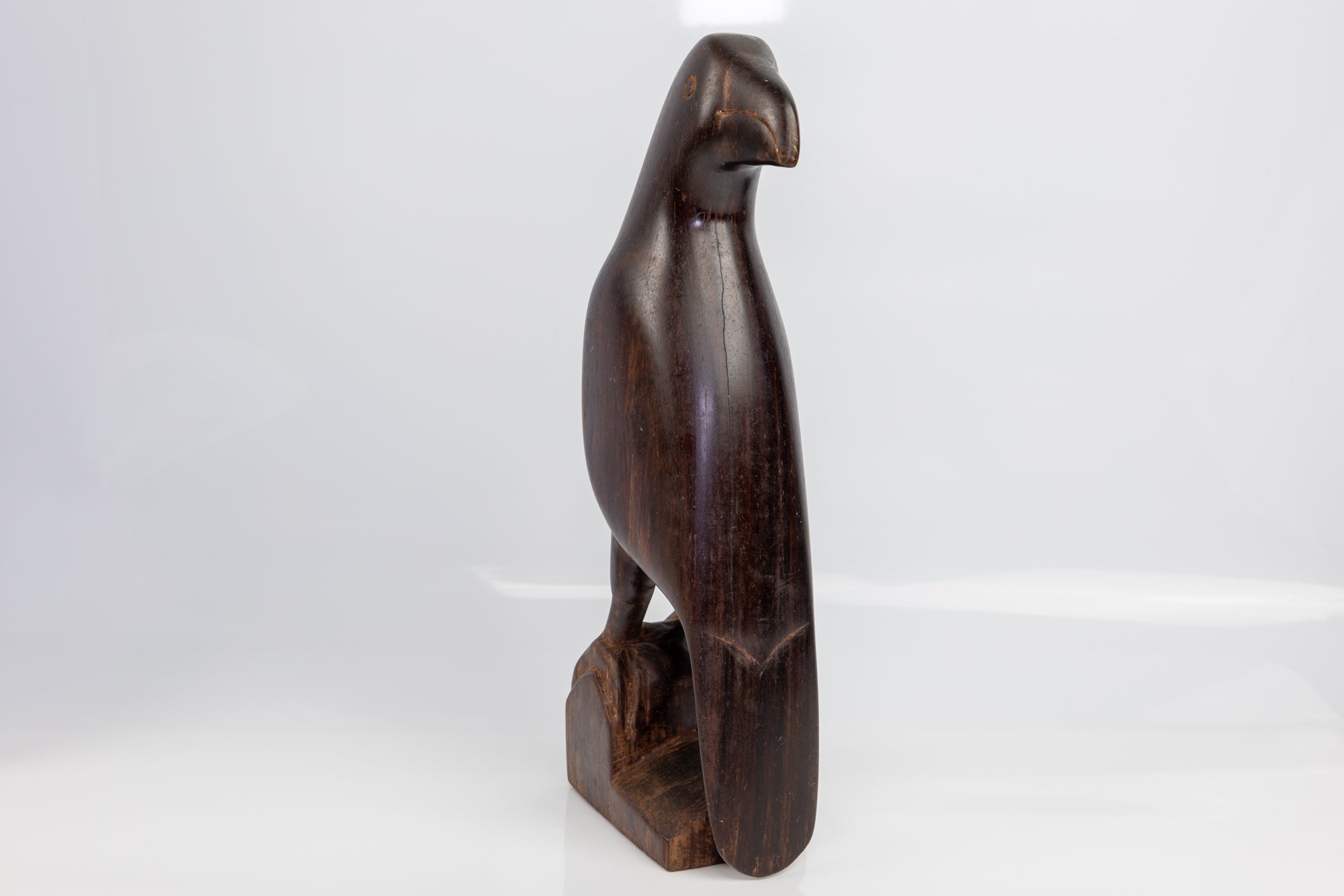 Large Jungle Bird Wood Carving