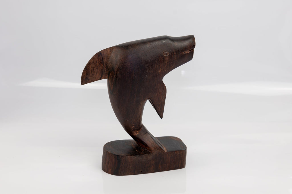 Vintage Ocean Fish Wood Carving