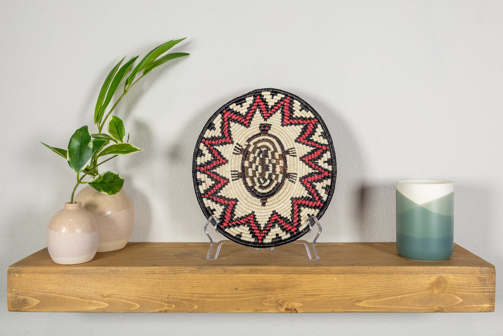 Red Eye Tortoise Basket Plate