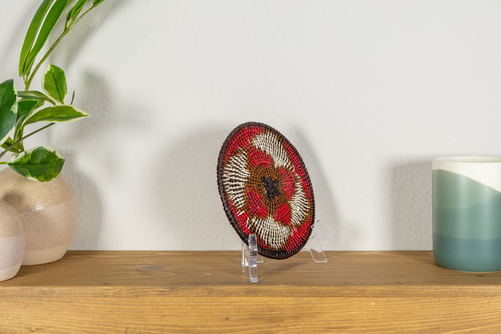 Rose Petal Flower Small Basket Plate