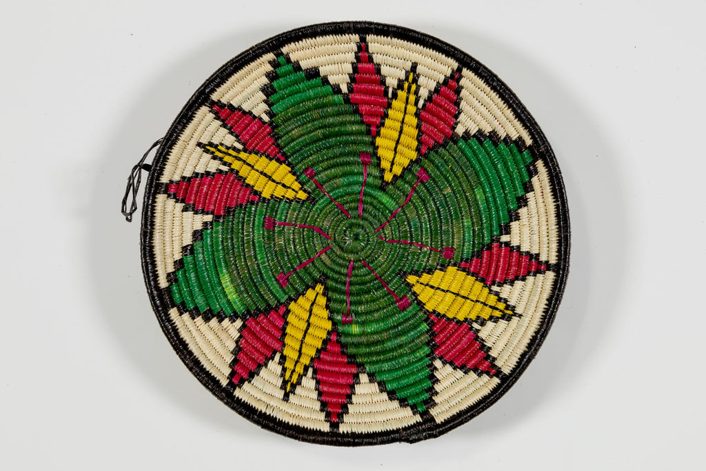 Broad Leaf Flower Small Basket Plate