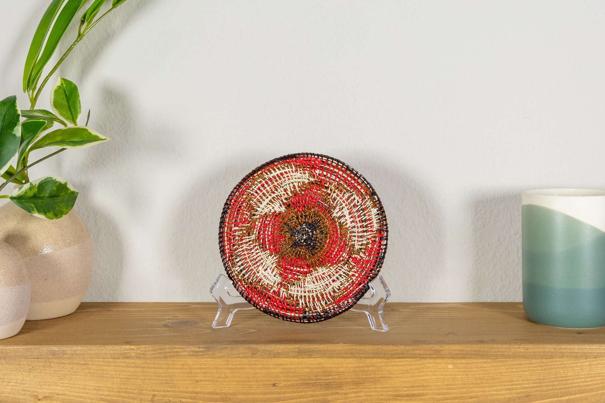 Rose Petal Flower Small Basket Plate
