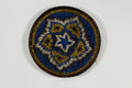 Blue and White Cosmic pulsating Star Basket Plate