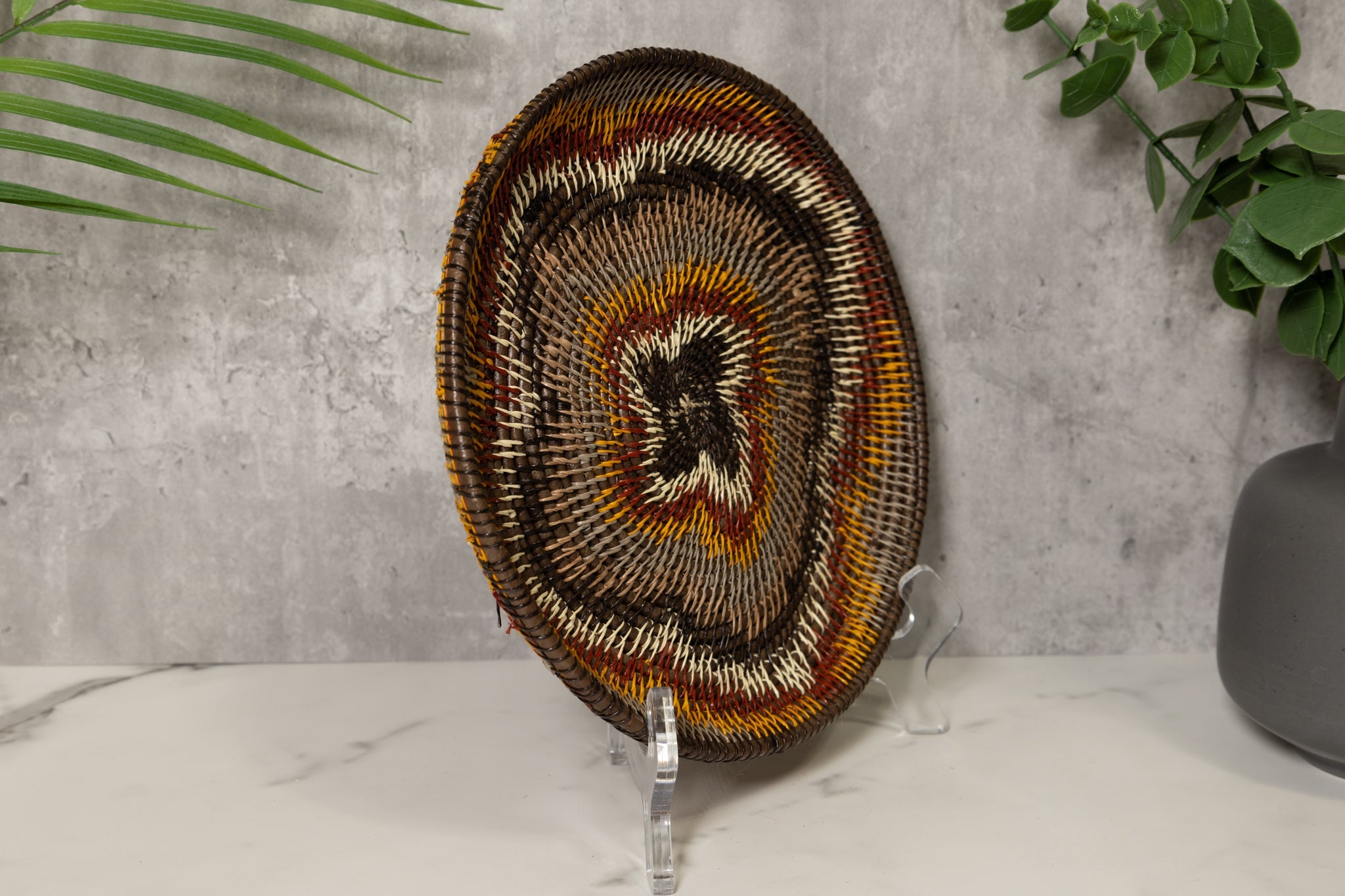 Aurora Borealis In New Colors Basket Plate