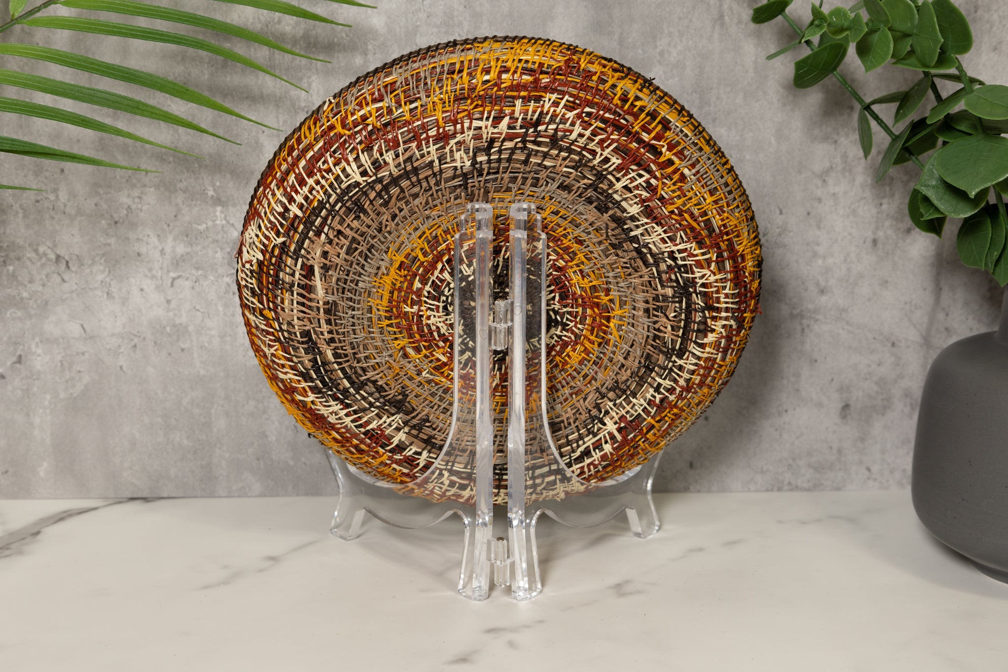 Aurora Borealis In New Colors Basket Plate