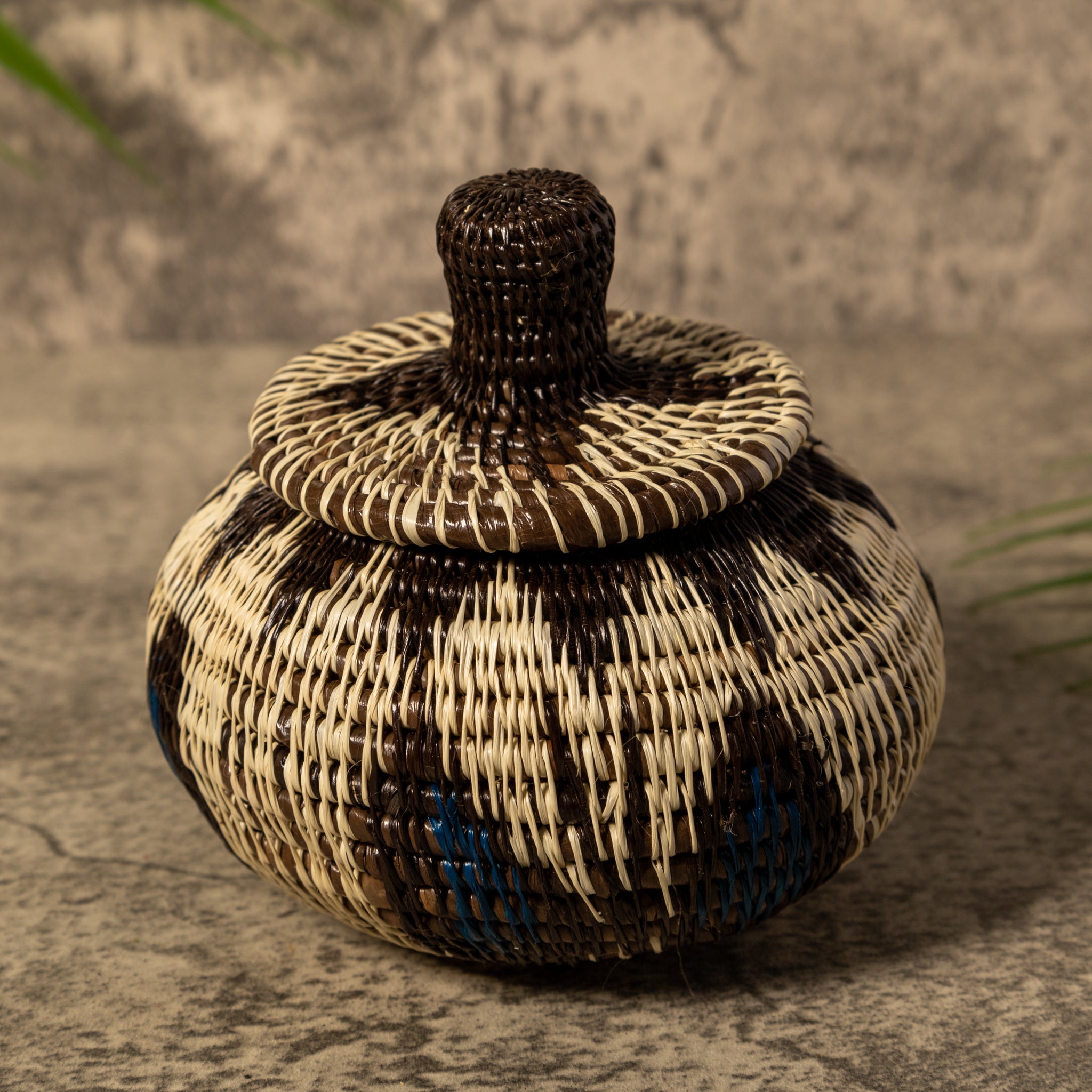 Butterfly Cascade Rainforest Basket With Top