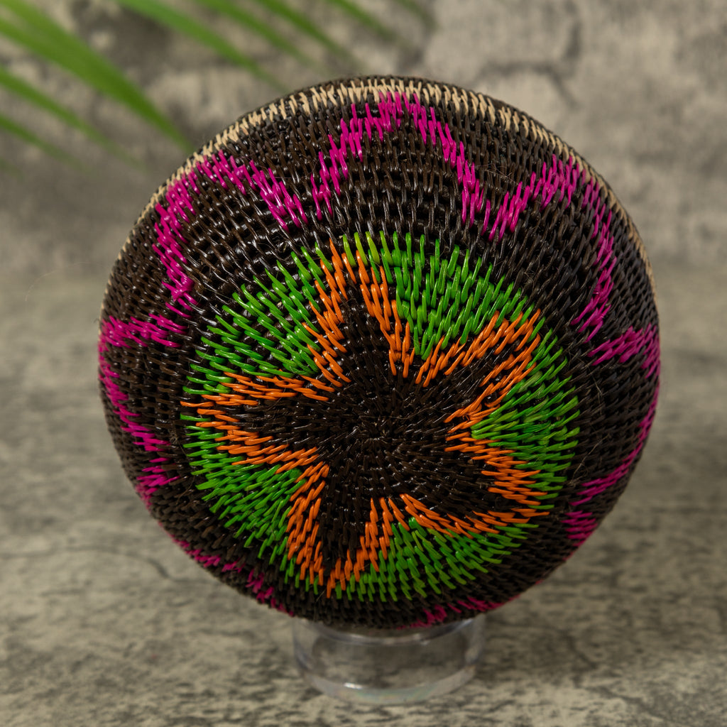 Purple Gold Night Star Rainforest Basket