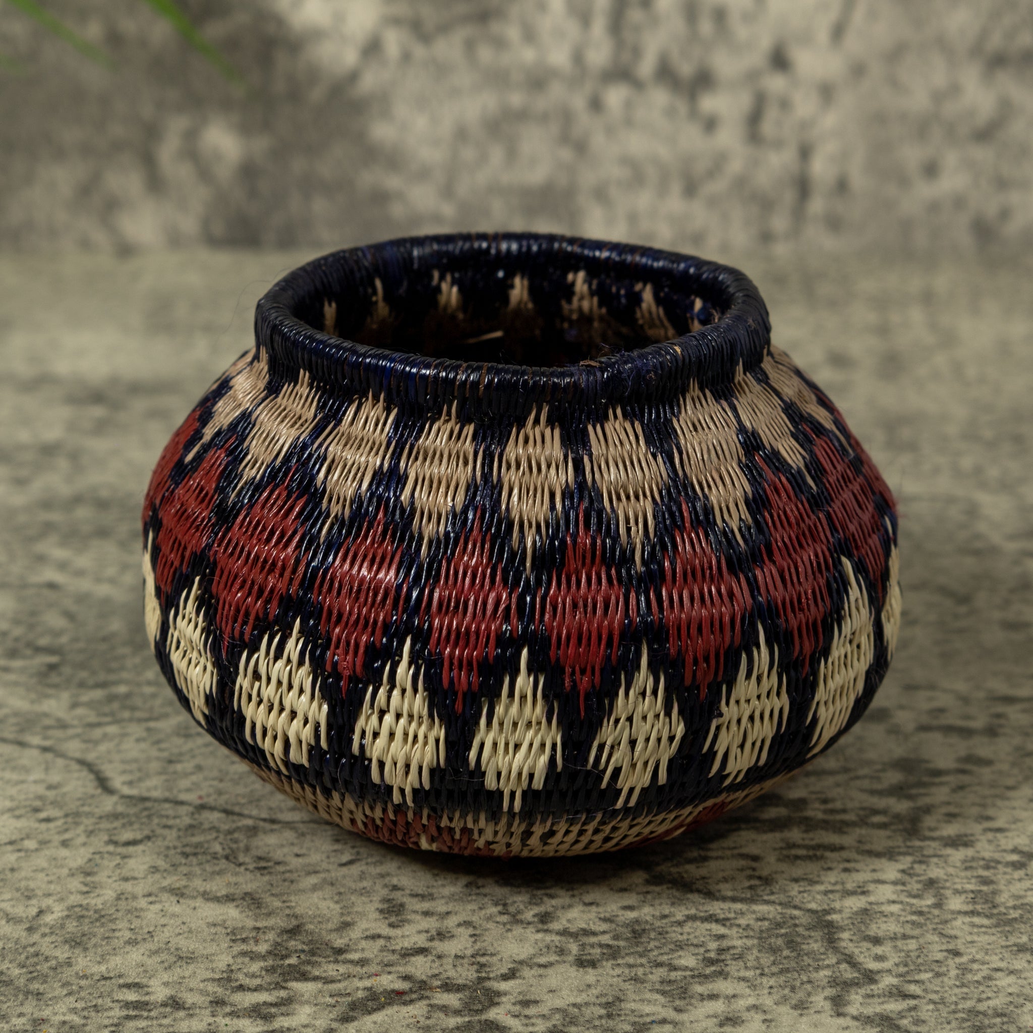 Dark Red And Gray Jungle Euphoria Rainforest Basket