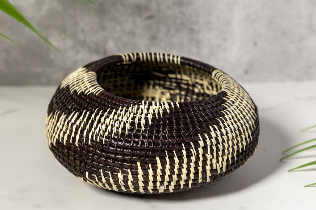Jungle Fusion Spiral Basket With Top