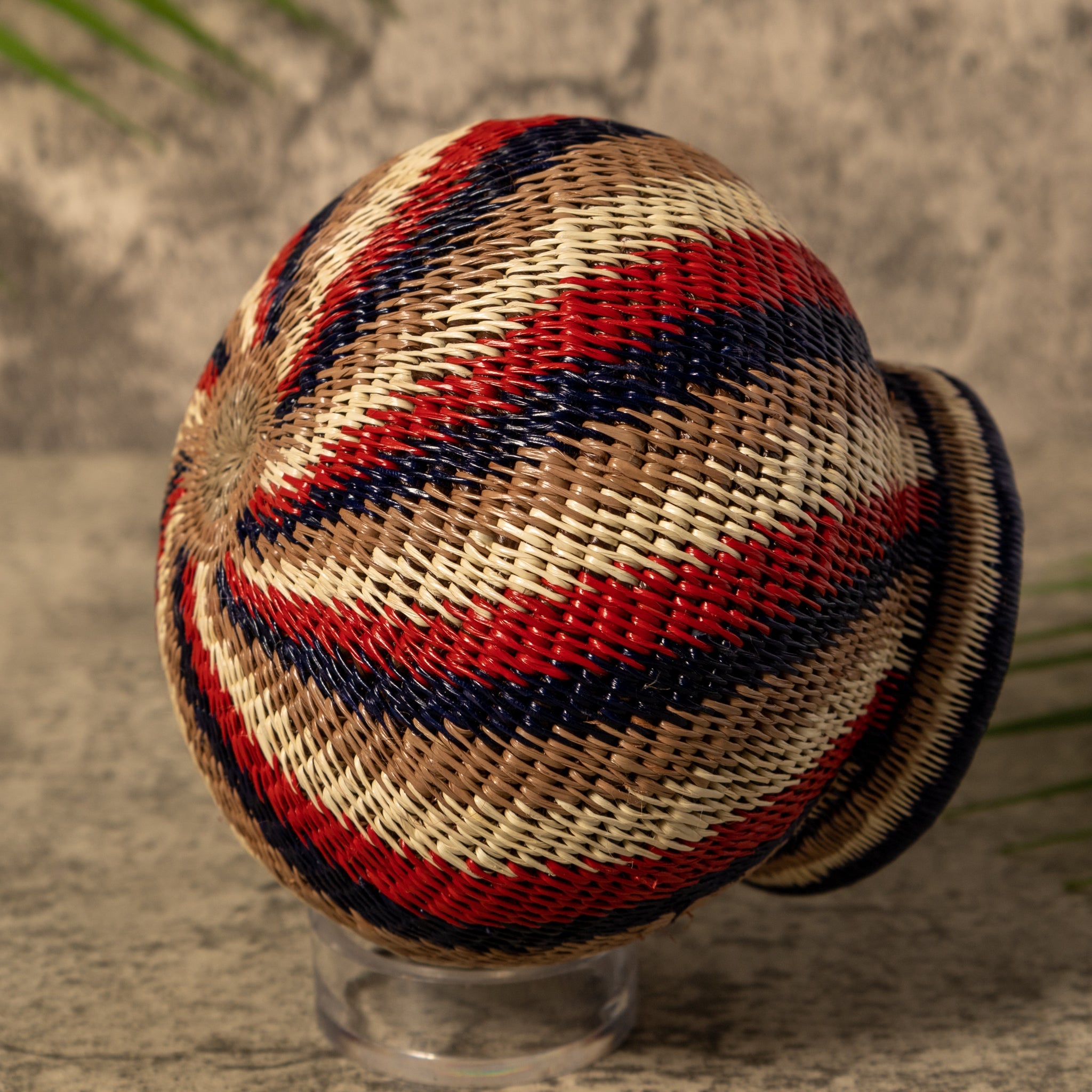 Spinner Swirl Of Earth Colors Rainforest Basket