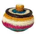 Rainbow Colors Basket With Top