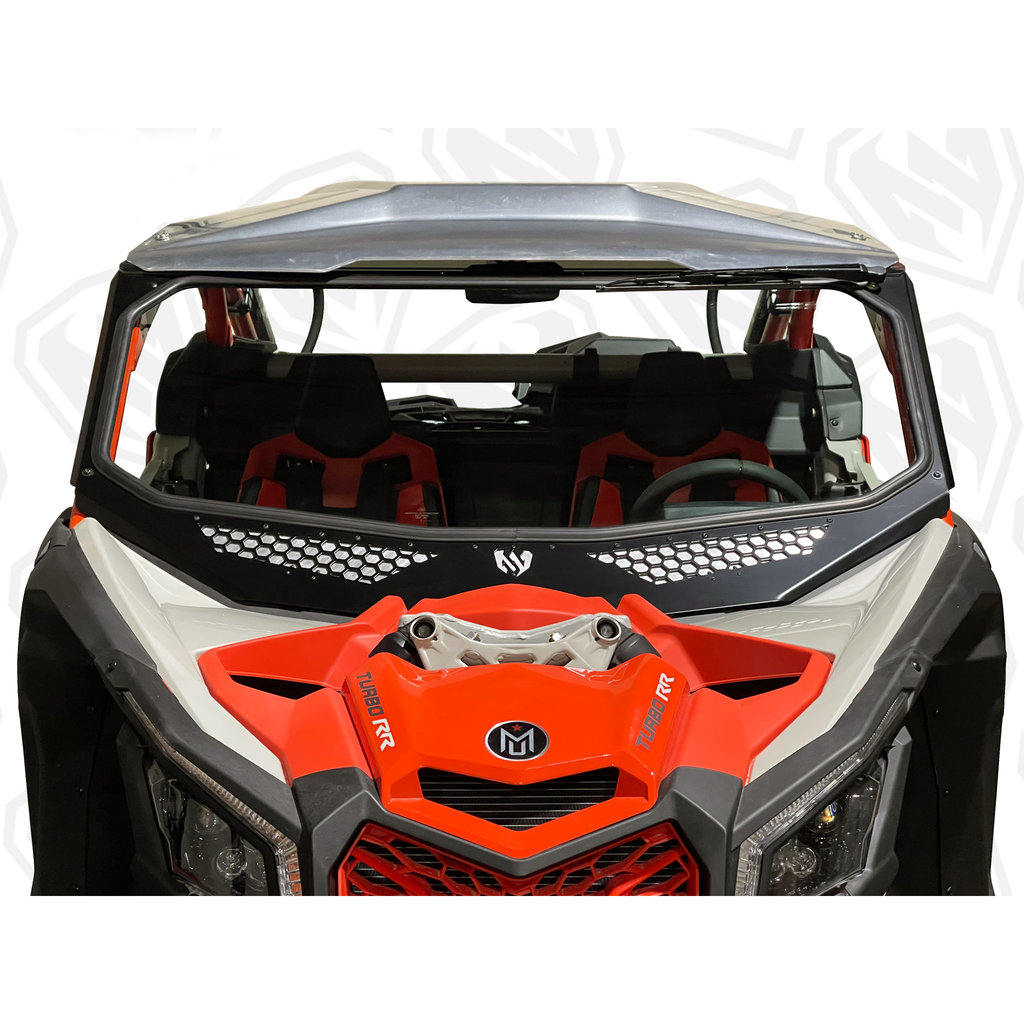 2017-2026 Can Am X3 Full Glass Windshield - Two Vent