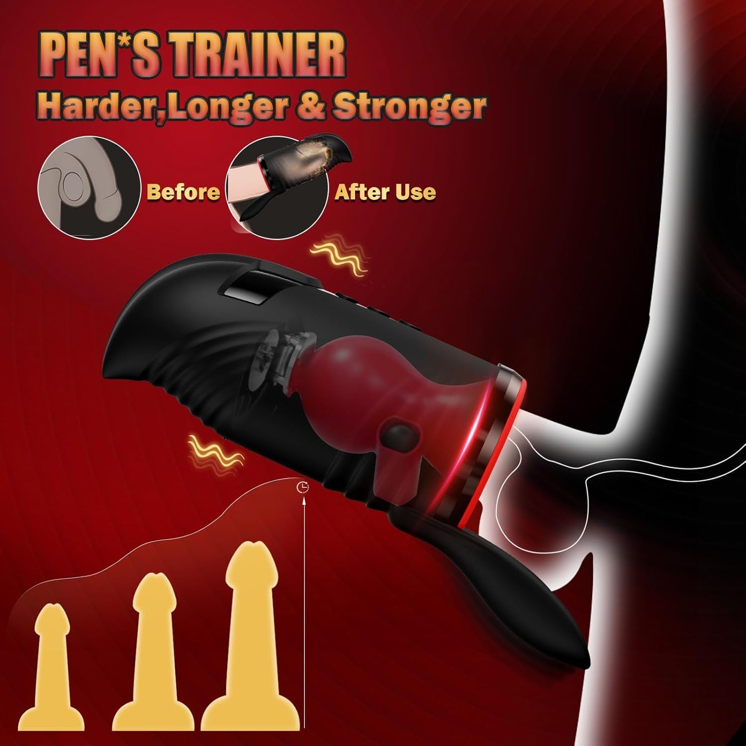 TitanFlow 4-in-1 Male Stroker 10 Modes Pump Trainer