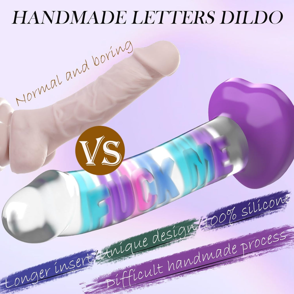 LexiCore 7.7” Clear Silicone Dildo Suction Cup Strap-On