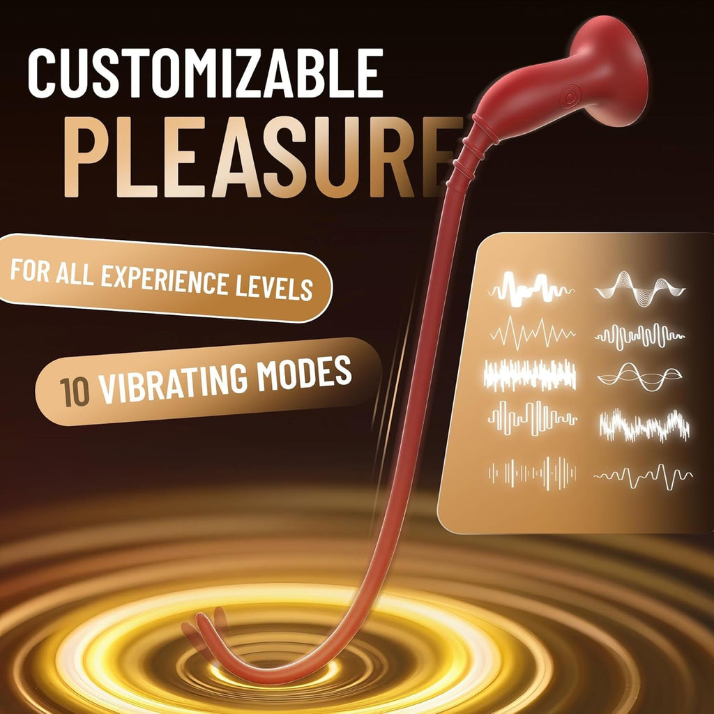 DeepVolt 11.4" Vibrating Urethral Plug Male Vibrator