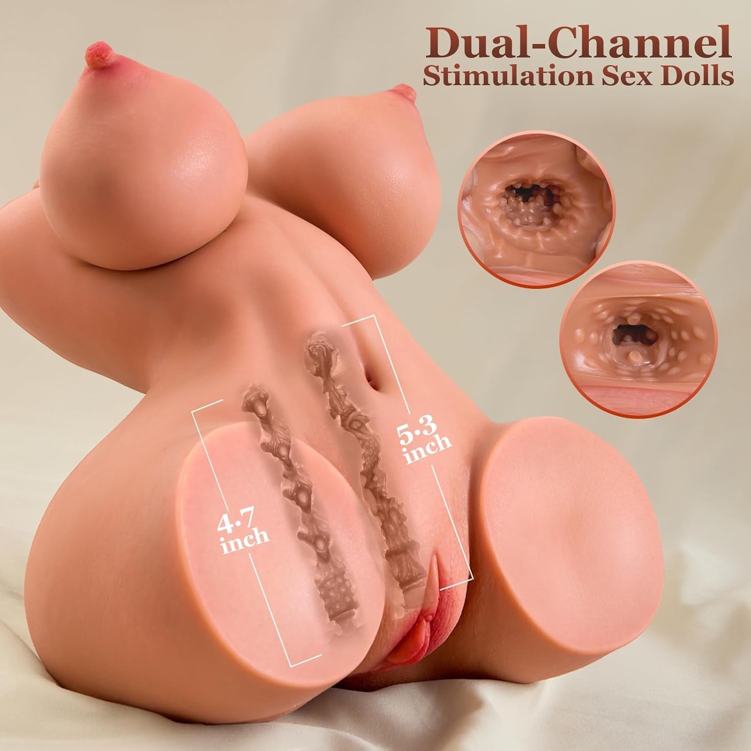 CoreForm 3-in-1 Torso Stroker Sex Doll 8LB