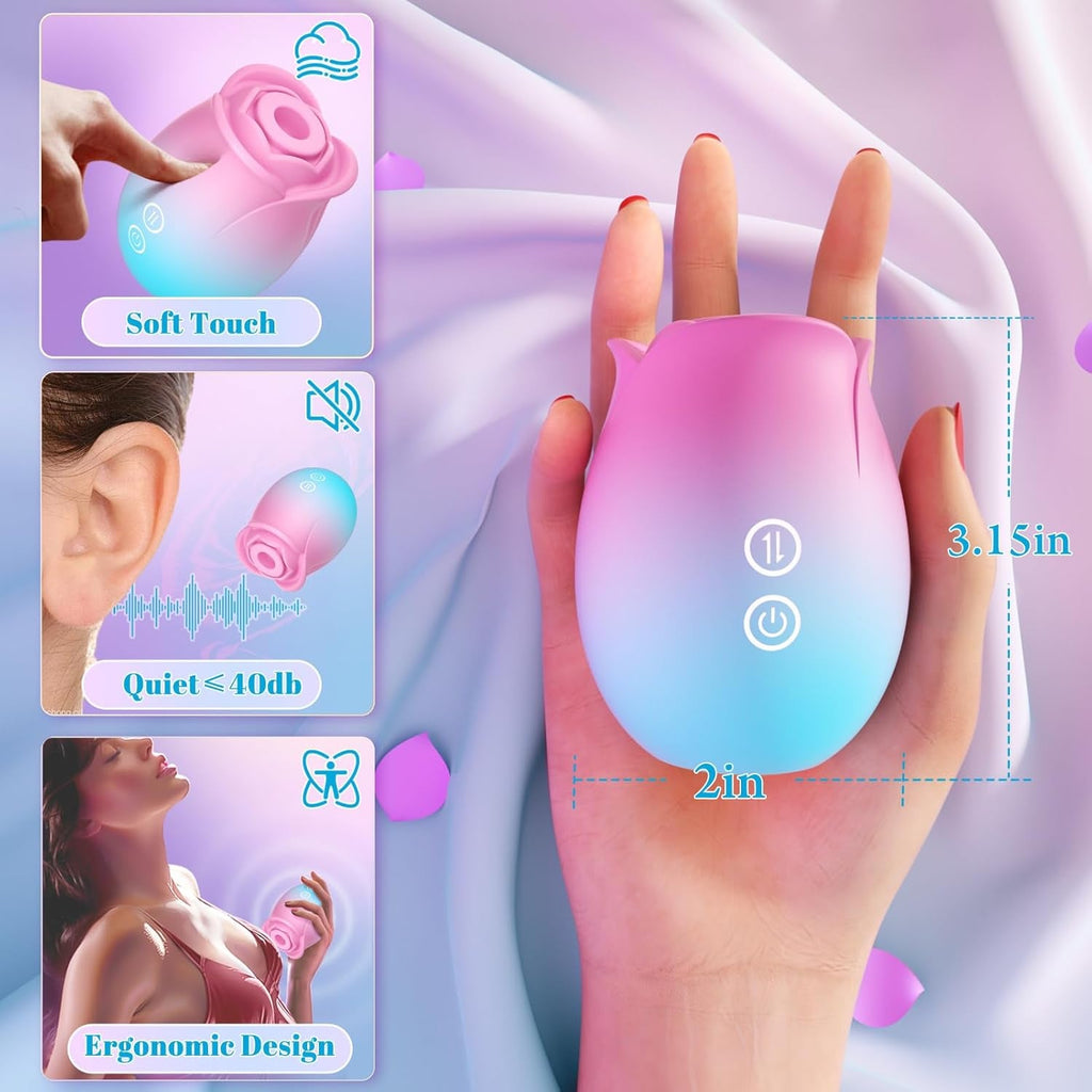 AvenyX Rose Clit Sucker App Control 9 Modes Waterproof