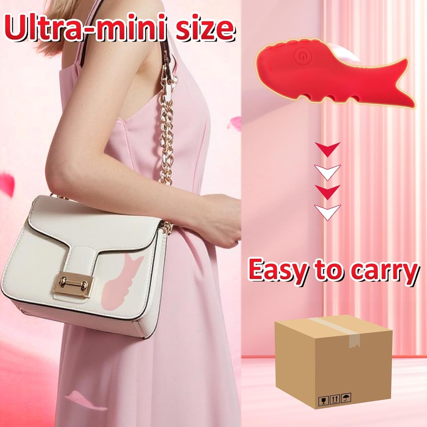 OctaPulse Mini Finger Vibrator 10 Modes Quiet Waterproof