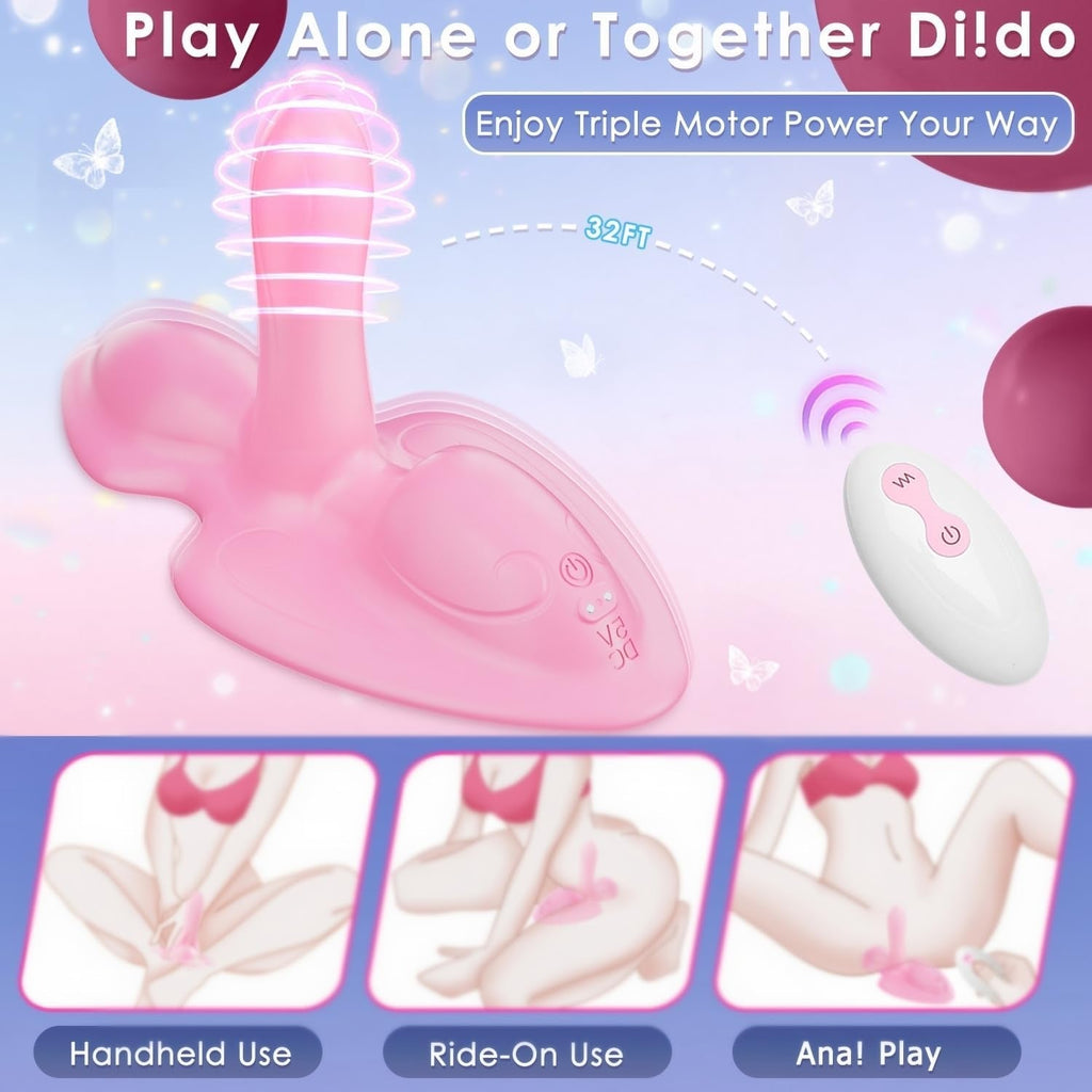 MonarchRide Sit and Ride Triple Motor Dildo Machine