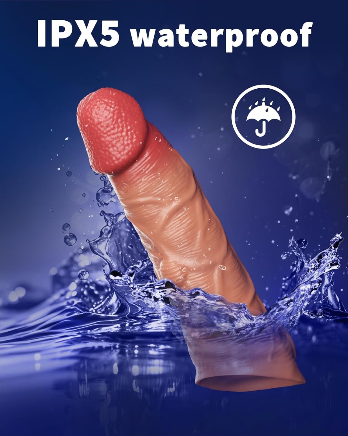 SynexisX App Control Penis Sleeve 10 Modes Silicone Ring