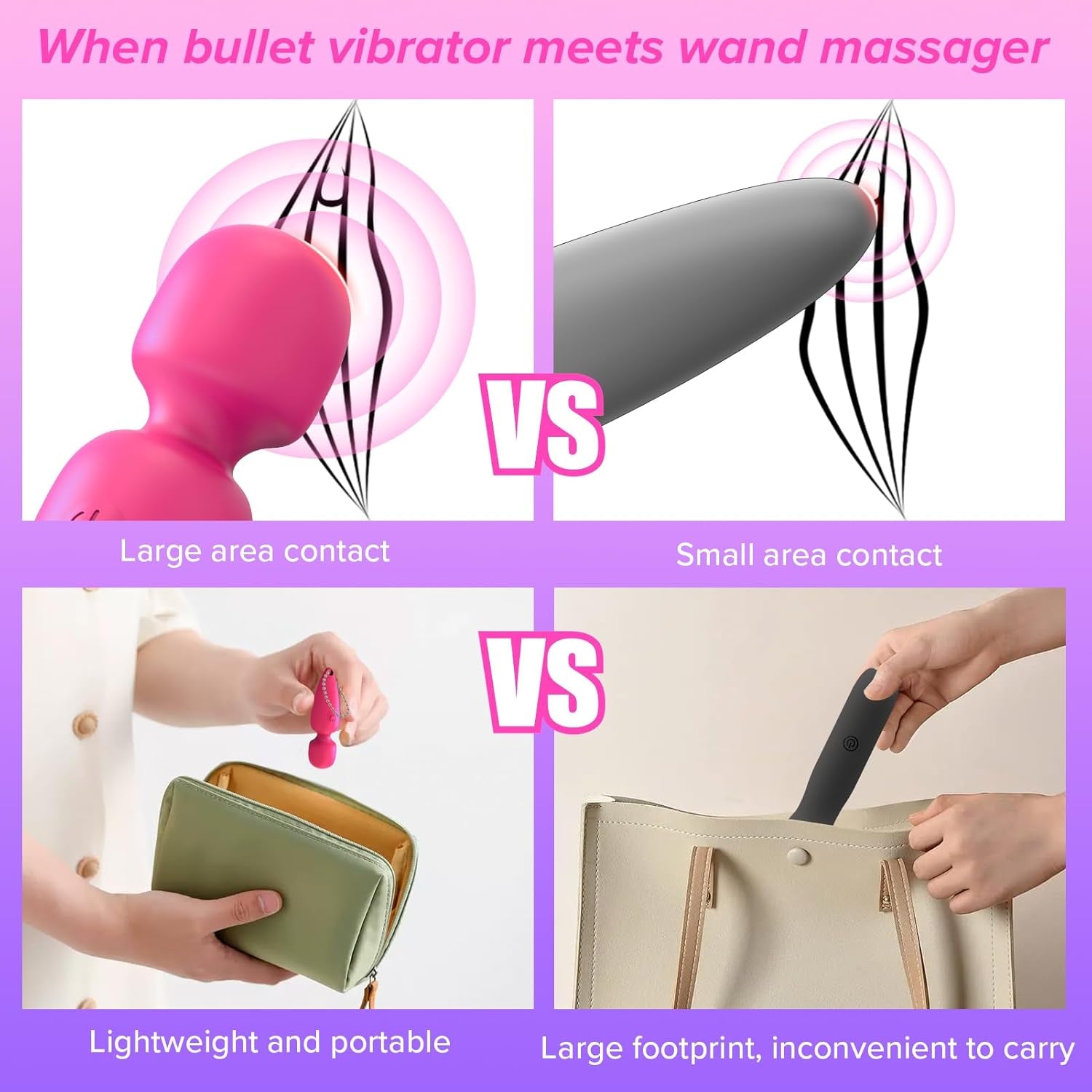 CloudKiss Mini Vibrator Wand