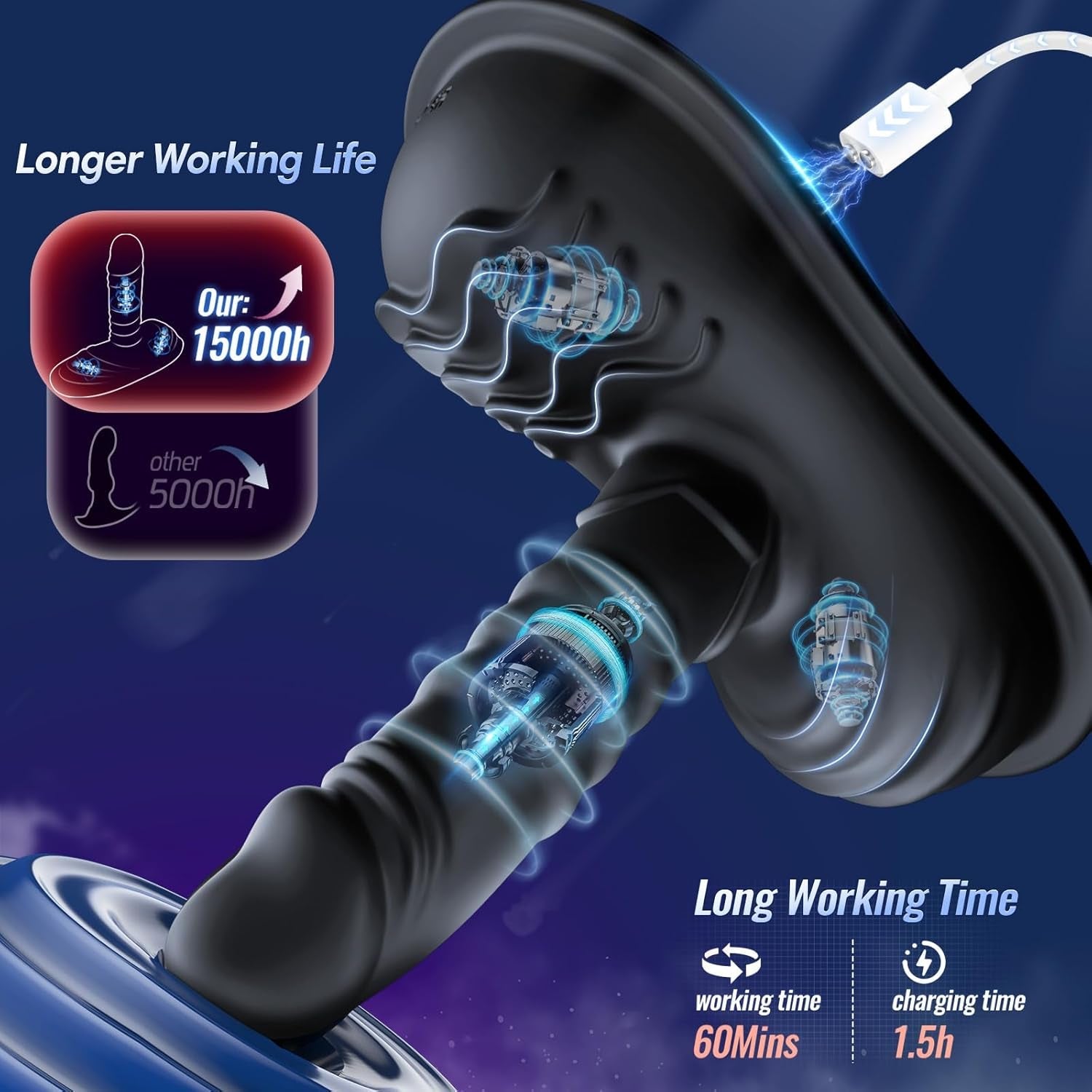 GravionX AI Prostate Massager Thrusting Vibrator App