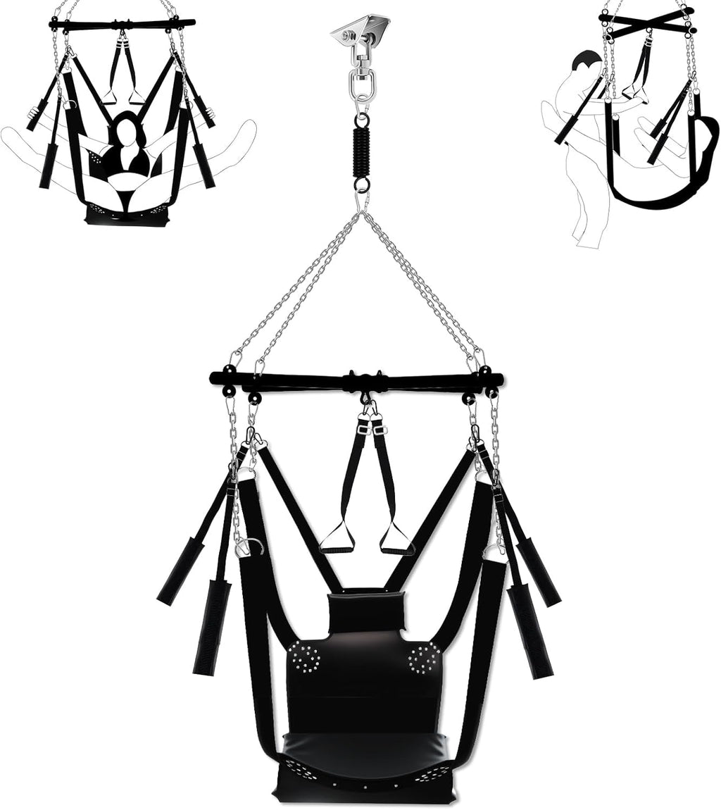 FloatEase Premium Heavy-Duty 360° Adjustable Sex Swing 800lb