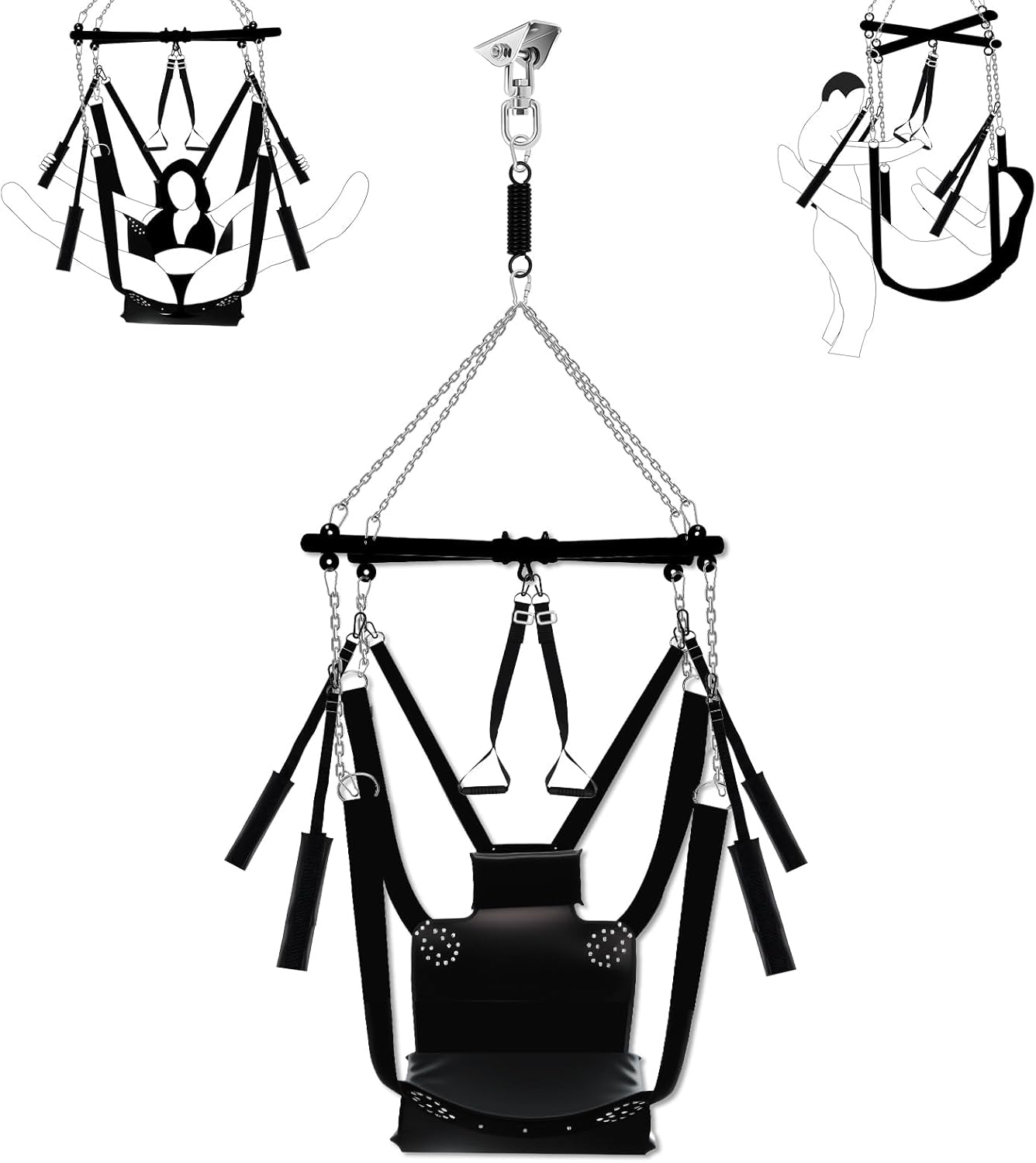 FloatEase Premium Heavy-Duty 360° Adjustable Sex Swing 800lb