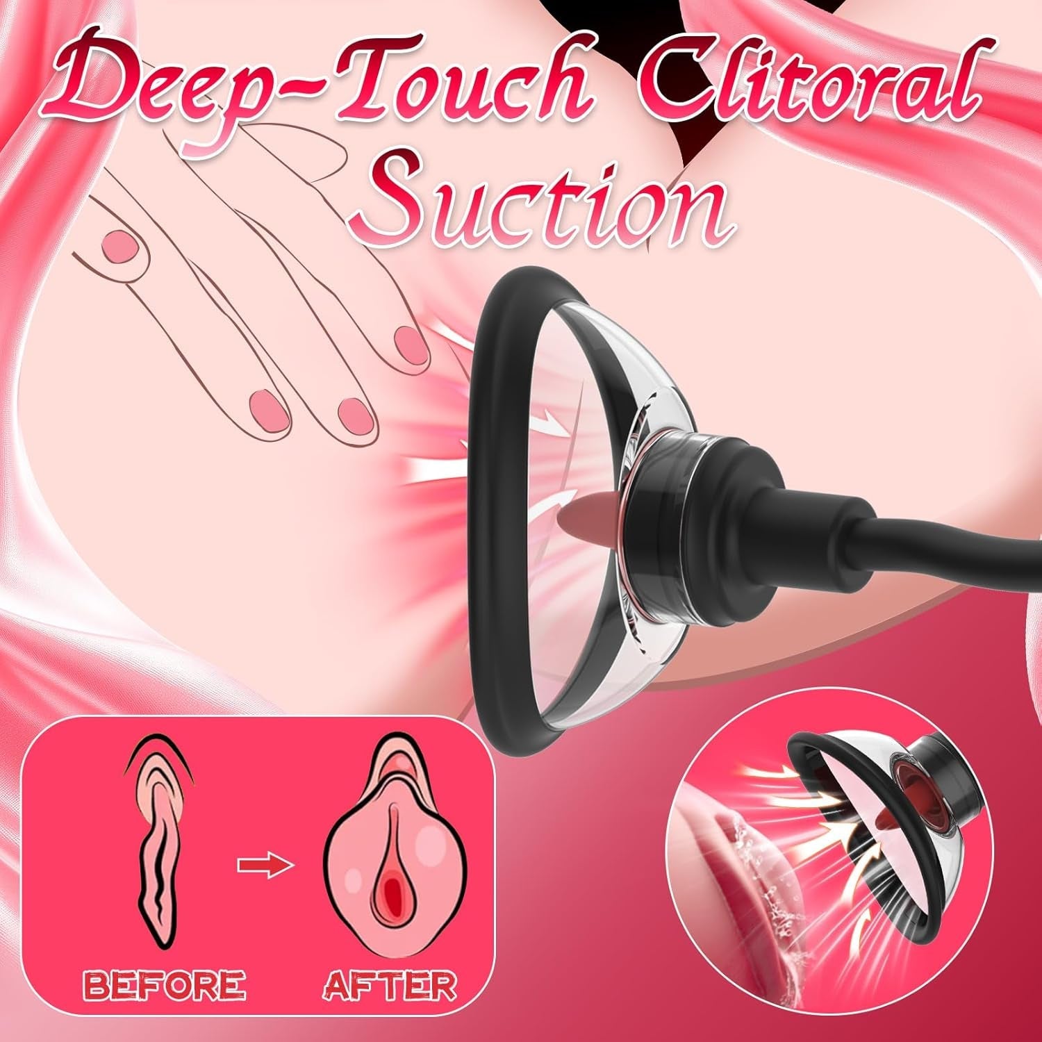 LuxePulse Electric Pussy Pump 6 Suction 9 Modes