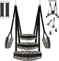 WildLuxe Leopard Print Door Sex Swing 400lb