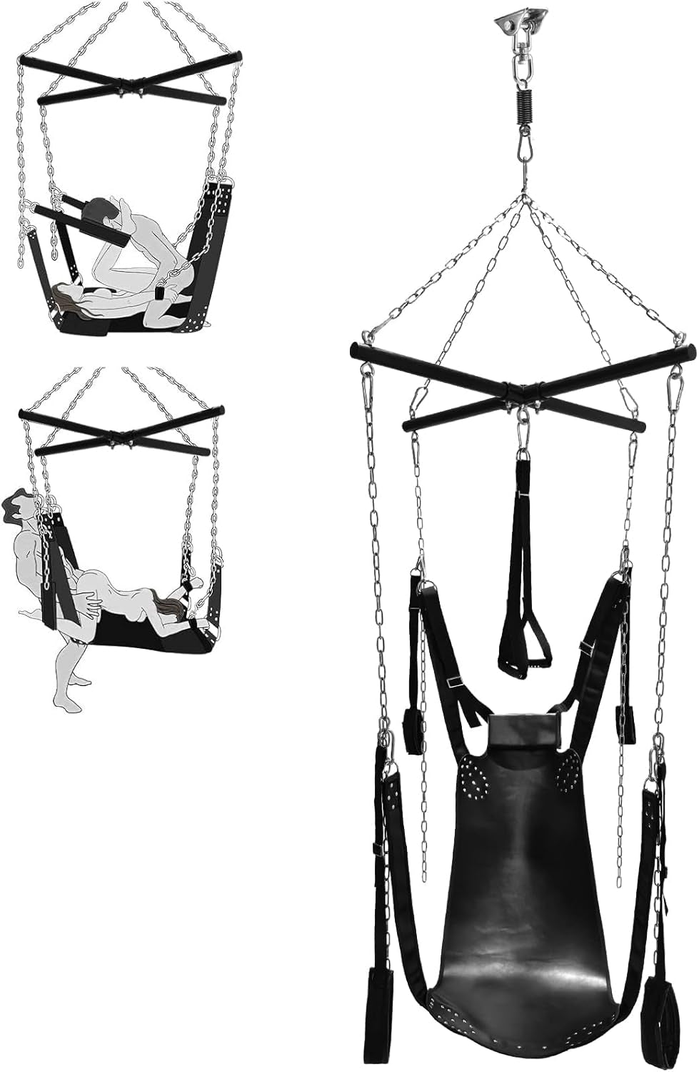 SteelRise Adjustable Heavy-Duty Ceiling Sex Swing