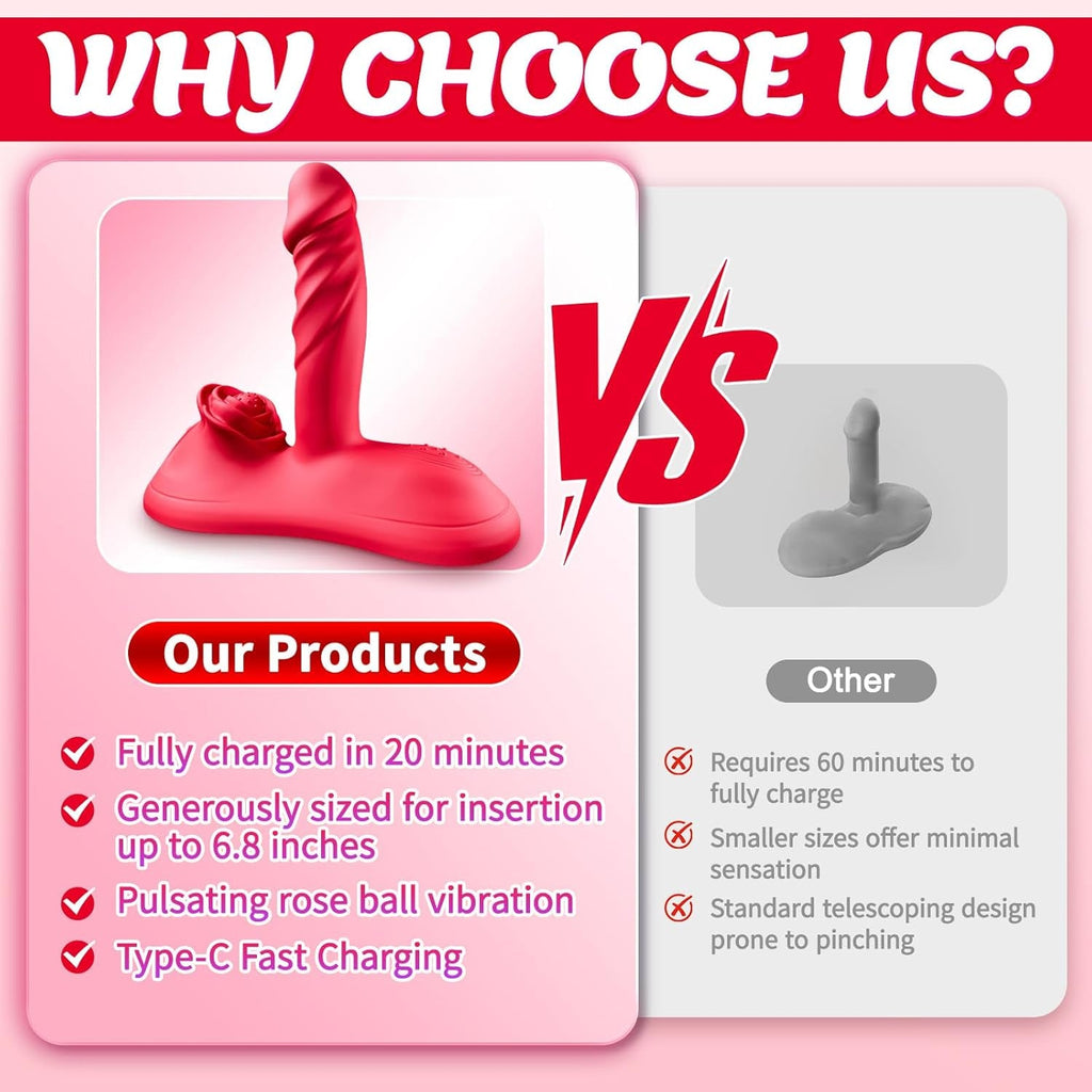 RoseRhythm Triple-Drive Ride-On Peristalsis Vibrator