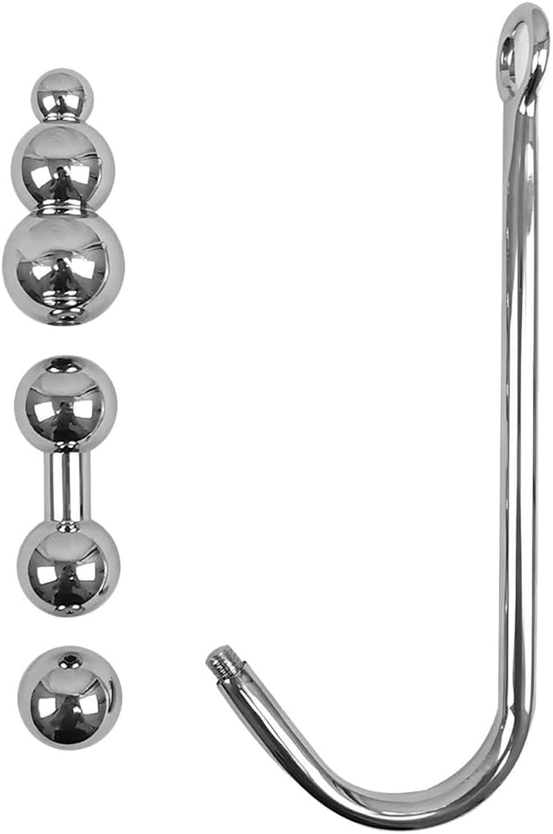 SteelShift Stainless Steel Anal Hook 3 Balls