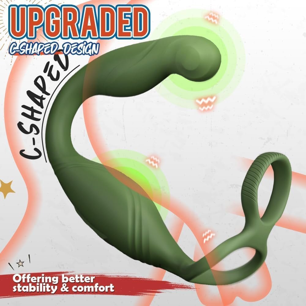 RotateCoreX Rotating Prostate Massager Cock Ring 10 Modes Remote