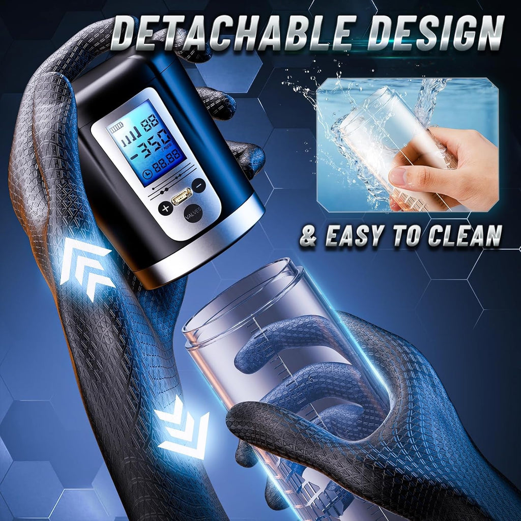 EnduroVac Electric Penis Pump with LED & Rings