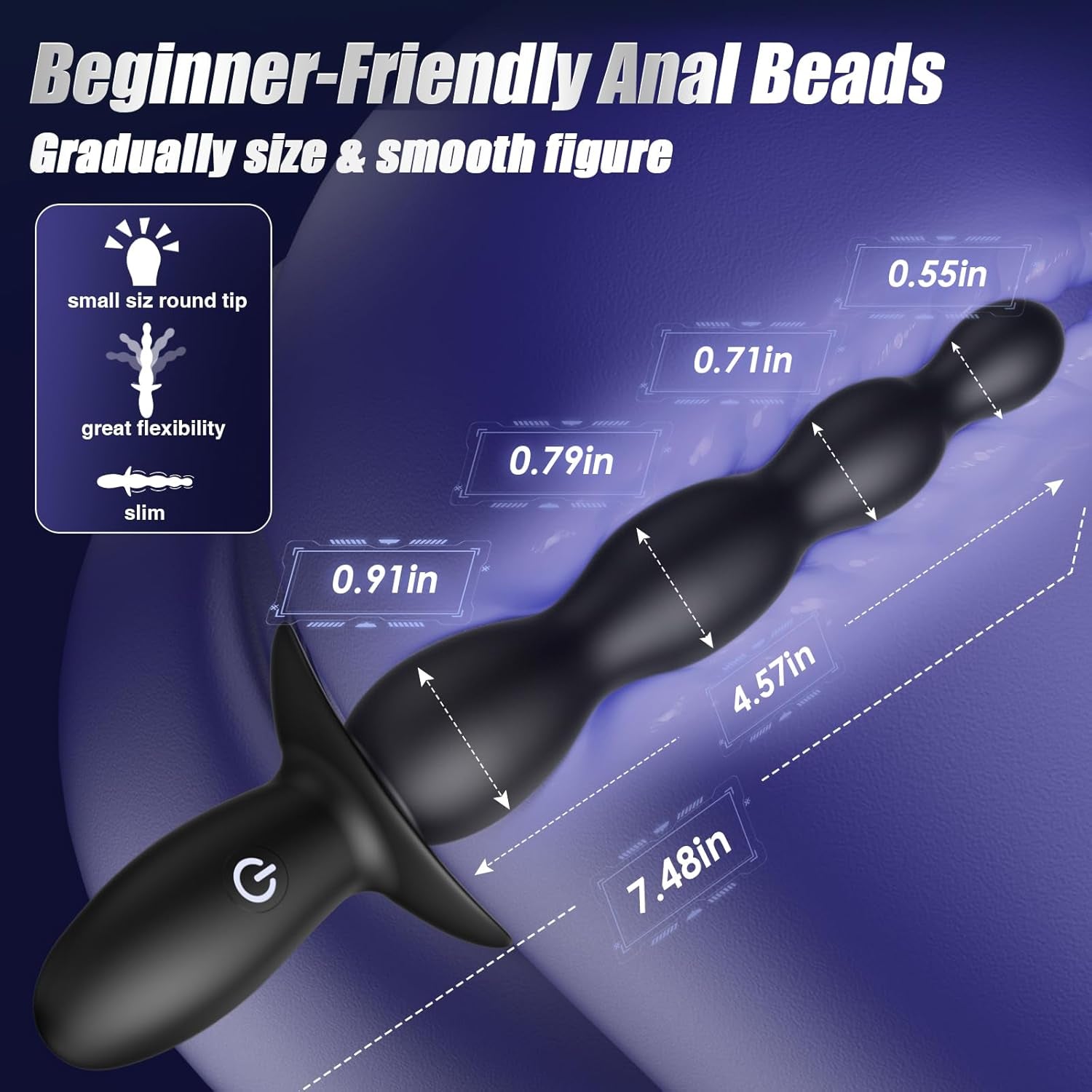 CoreWave App-Controlled Anal Beads Prostate Vibrator