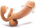 EchoFlex Rotating Strapless Strap On Vibrator