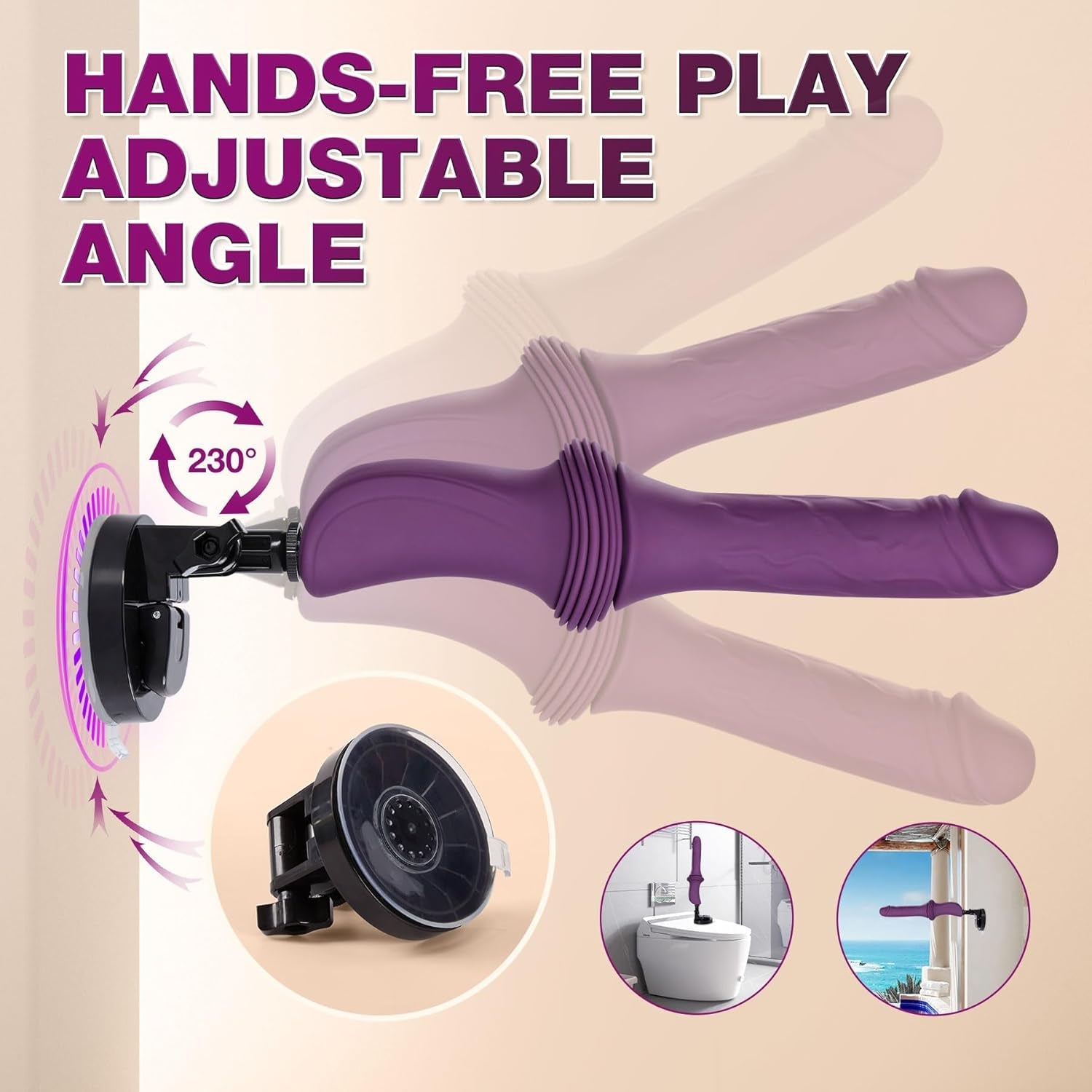 FlexExtend Heated Thrusting Dildo with Suction Base