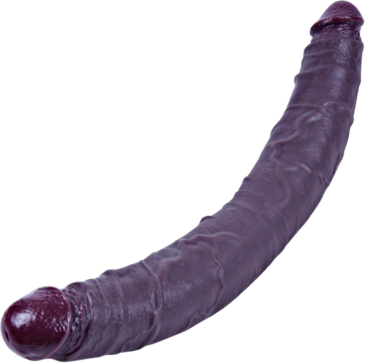 ObsidianMax 24.4” XXL Double-Ended Ebony Dildo Thick Silicone Toy