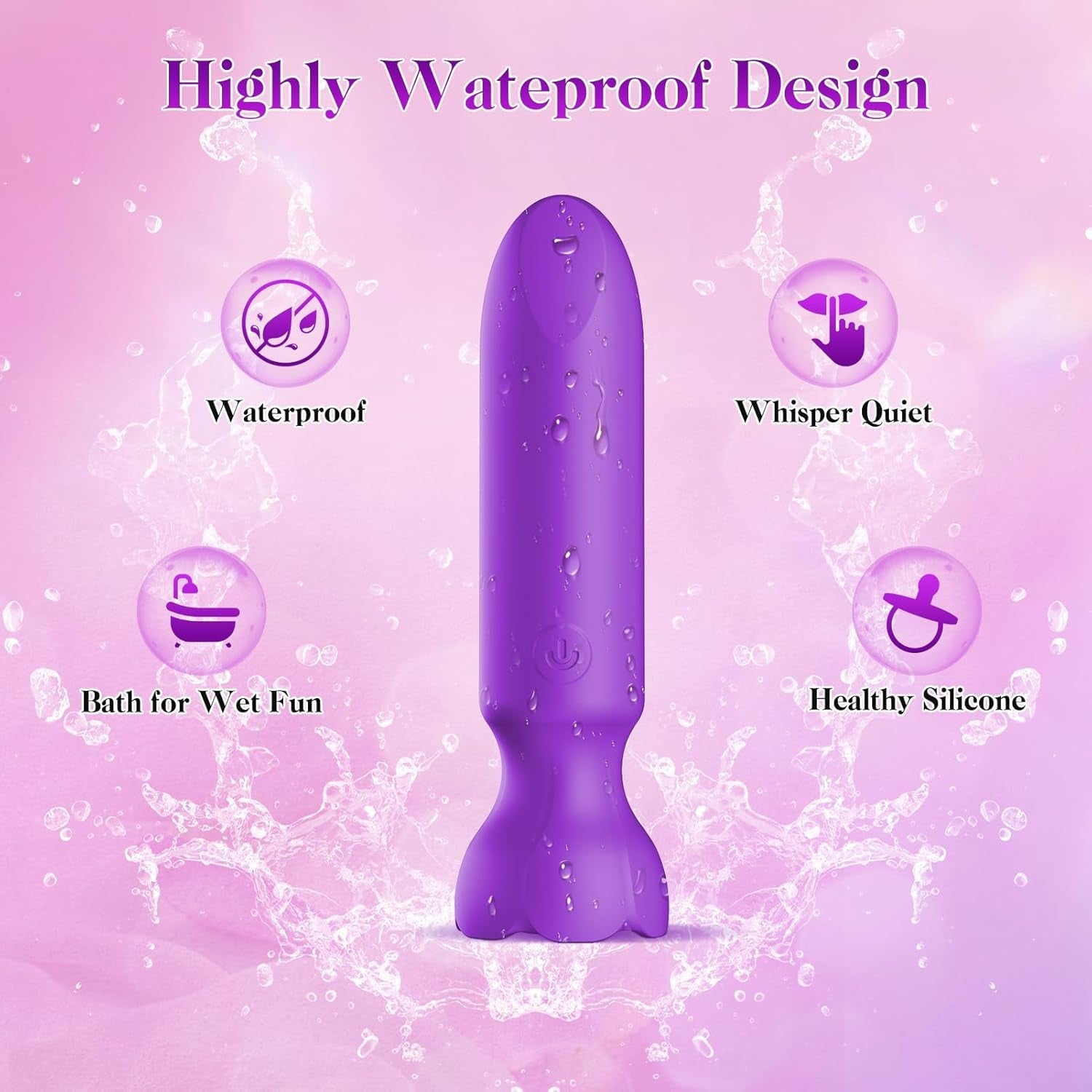 VibeLink App Control Bullet Vibrator 9 Modes Waterproof Quiet