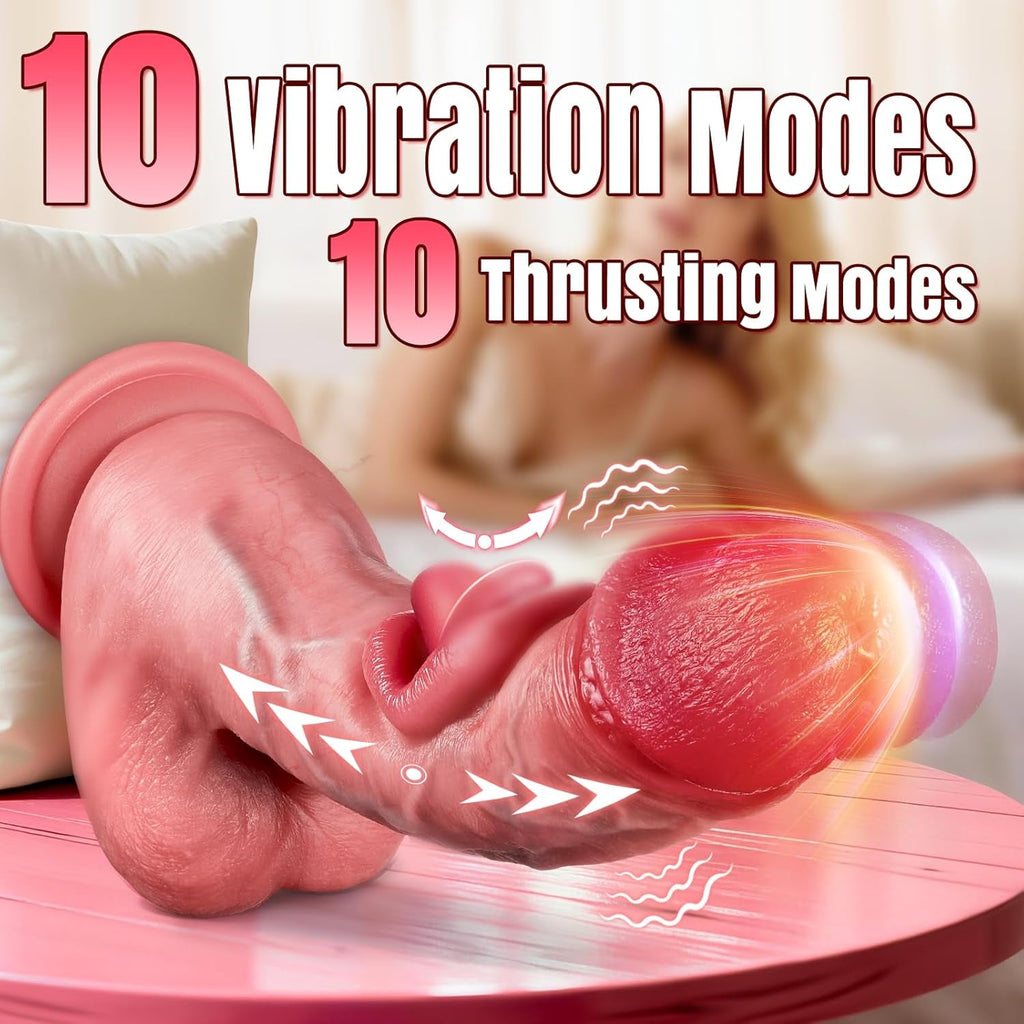 OccluraX AI Thrusting Dildo 10 Bite 10 Thrust Modes