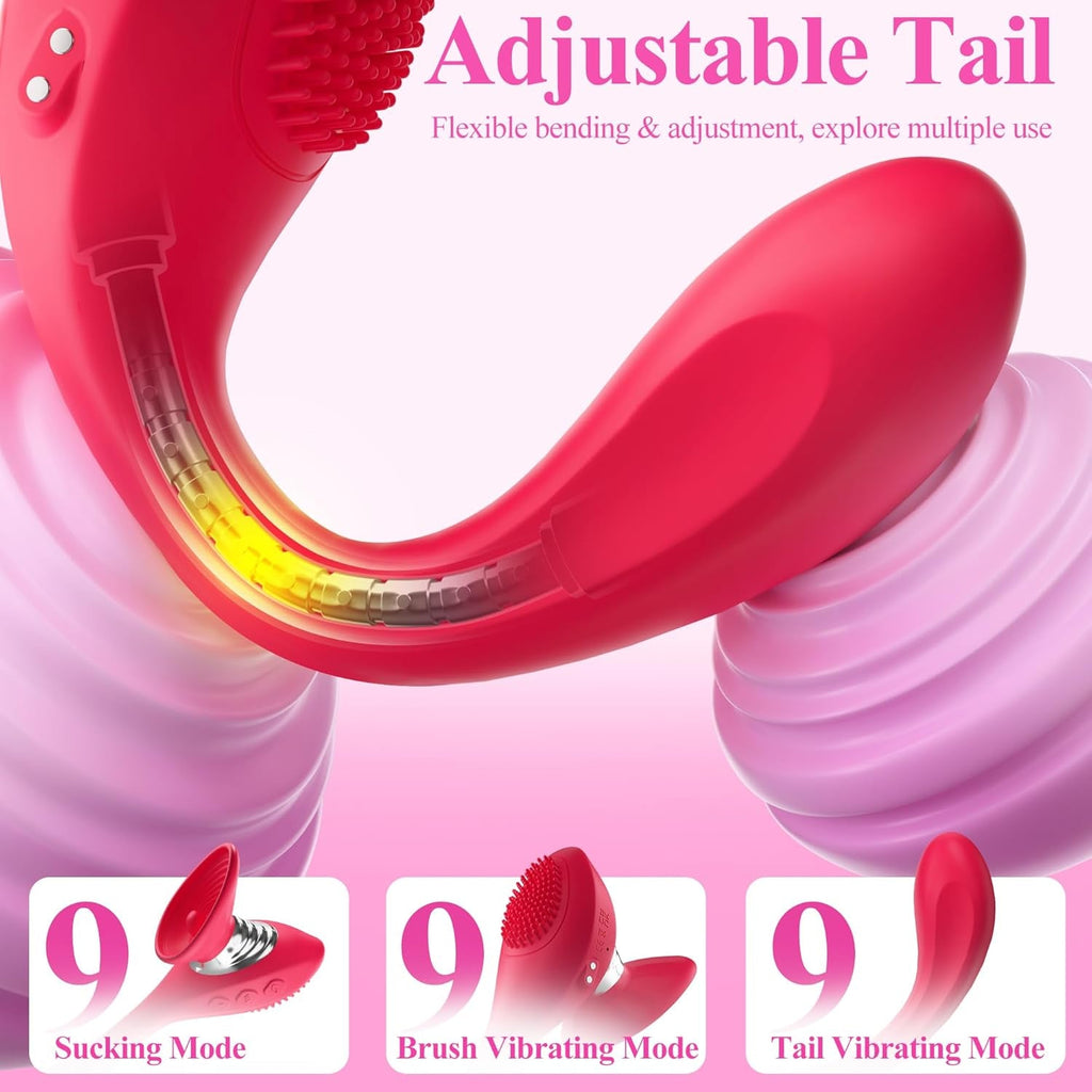 FlexSync App Control Clit Sucker G-Spot Vibrator 3-in-1