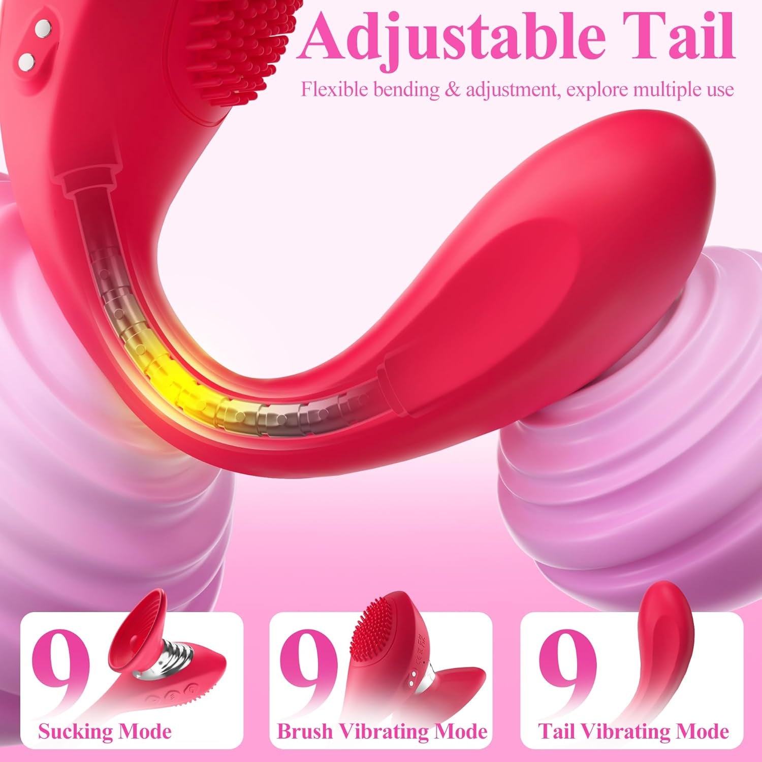 FlexSync App Control Clit Sucker G-Spot Vibrator 3-in-1