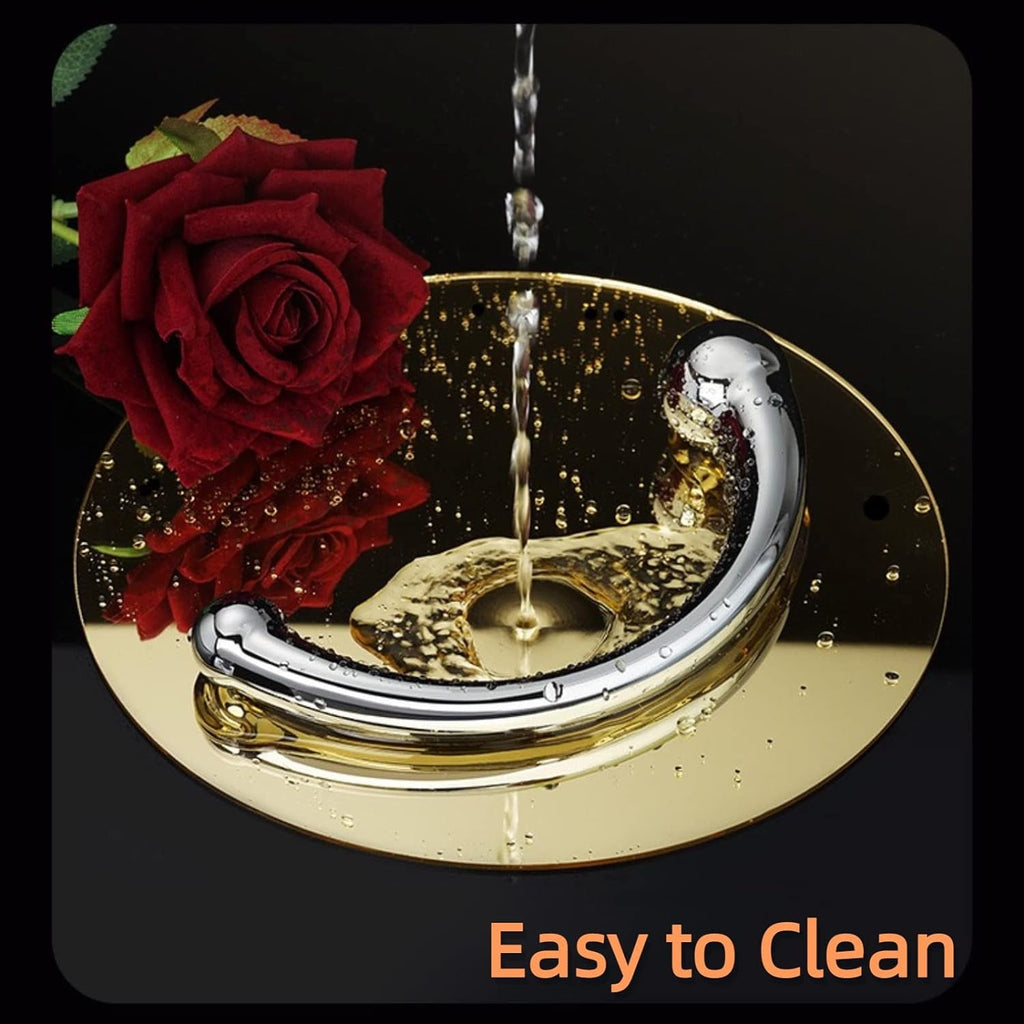 SteelCurve Metal Double-Ended G-Spot Prostate Massager Wand