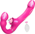 TapWave Strapless Strap On Flapping Vibrator