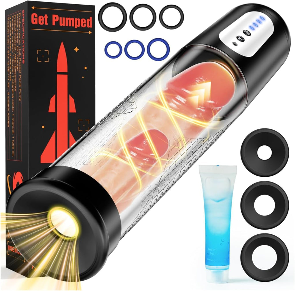 PowerScale Electric Penis Pump with Display & 4 Modes