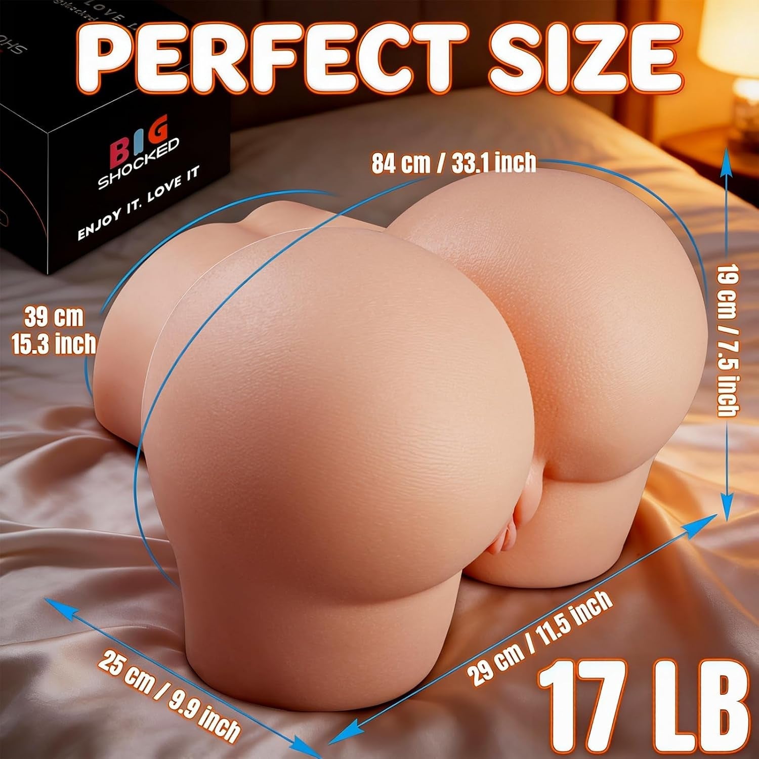 BounceMax 17LB Realistic Sex Doll Torso | Dual Channel Stroker