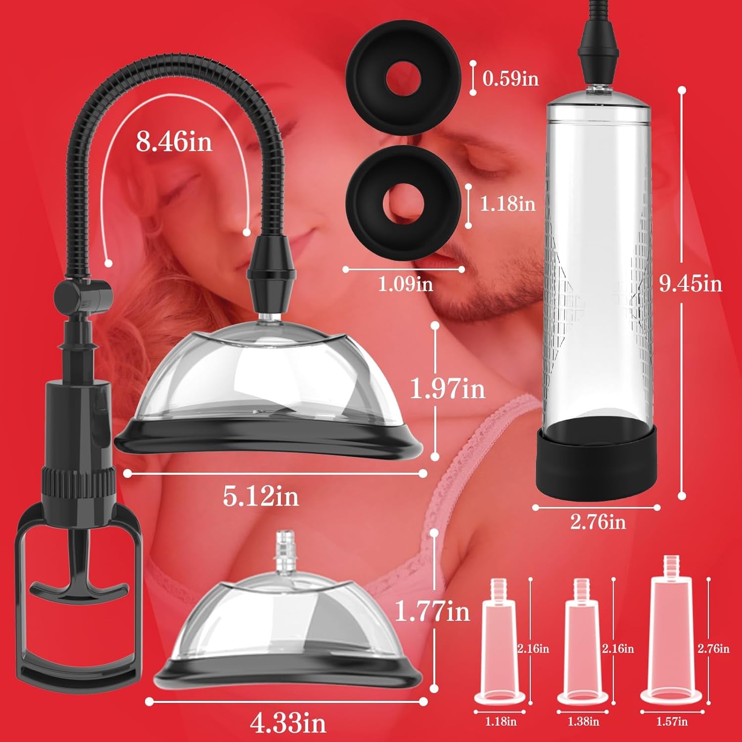 DualForce Penis & Pussy Vacuum Pump Set